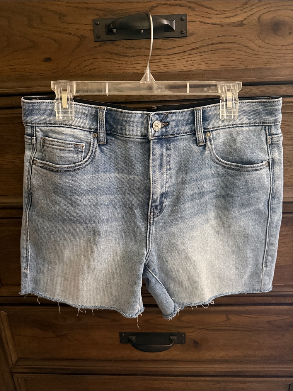 LuLaRoe Light Wash Blue Denim Jean Shorts